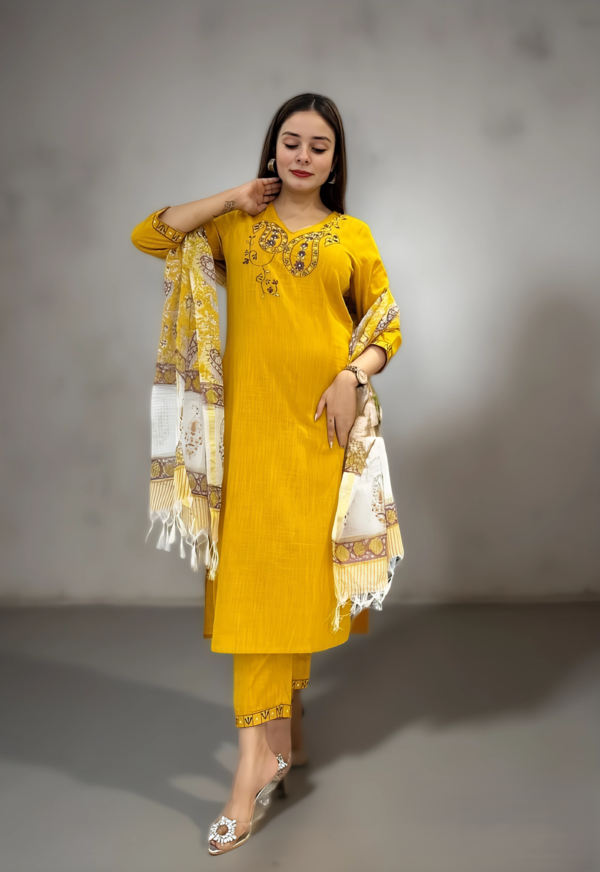 VIBRANT YELLOW SUIT