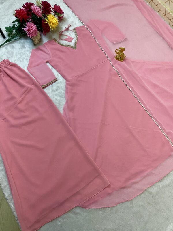 Blush Bloom Anarkali - Image 3