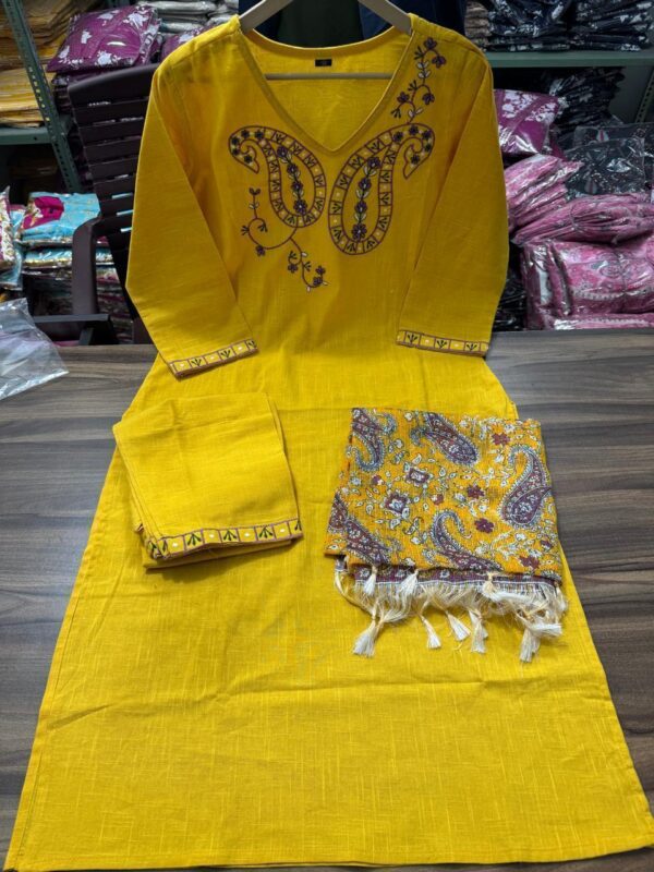VIBRANT YELLOW SUIT - Image 3