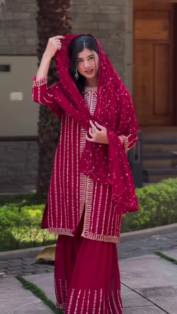 Festive Flair Sharara Pair With Dupatta