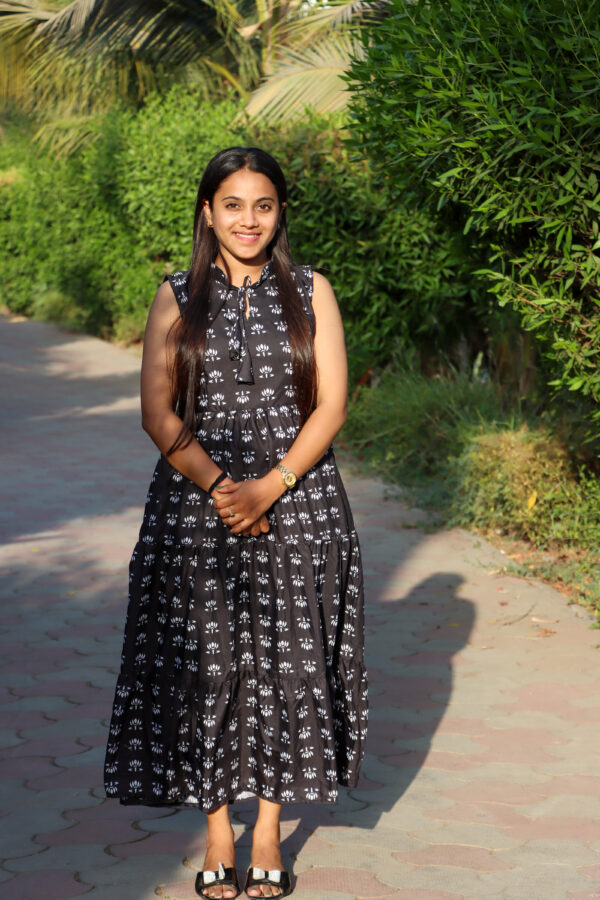 Black Lotus Dress - Image 2