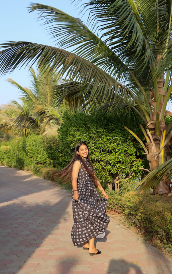Black Lotus Dress - Image 5