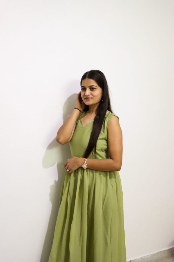 Mermaid Shimmer Anarkali Set - Image 7