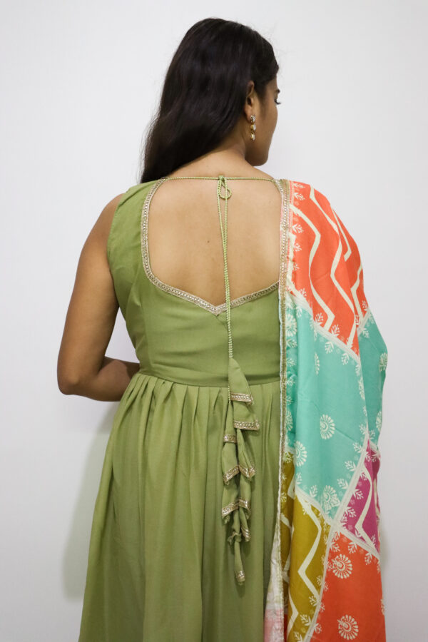 Mermaid Shimmer Anarkali Set - Image 6