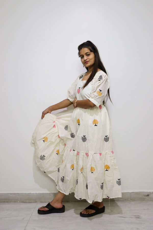BloomEase Cora Tree Cotton Dress - Image 6