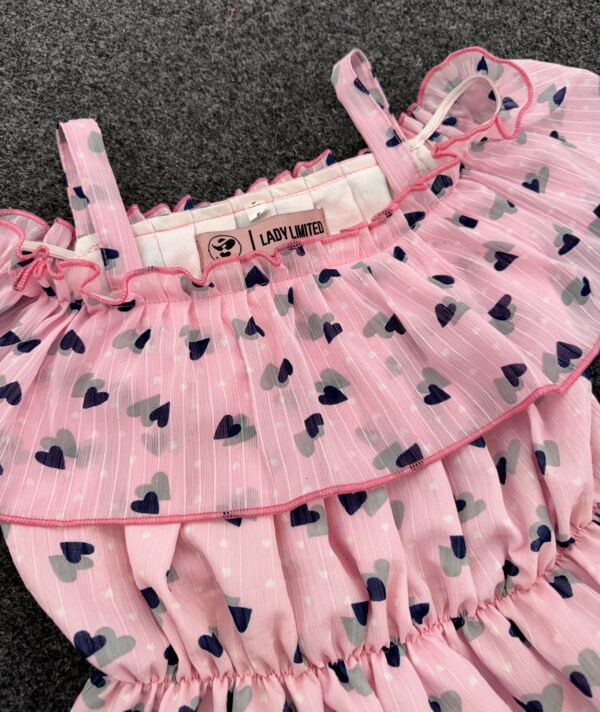 Blush Belle Heart Dress - Image 4