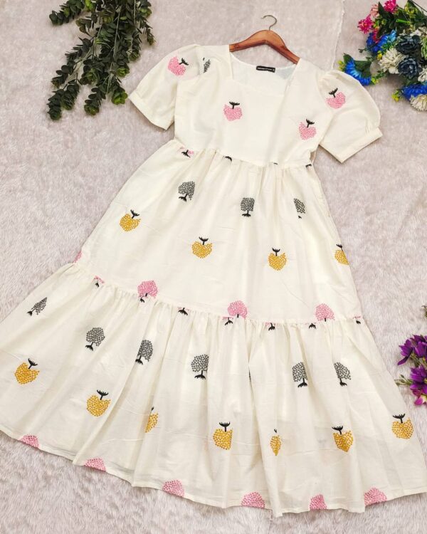 BloomEase Cora Tree Cotton Dress - Image 2