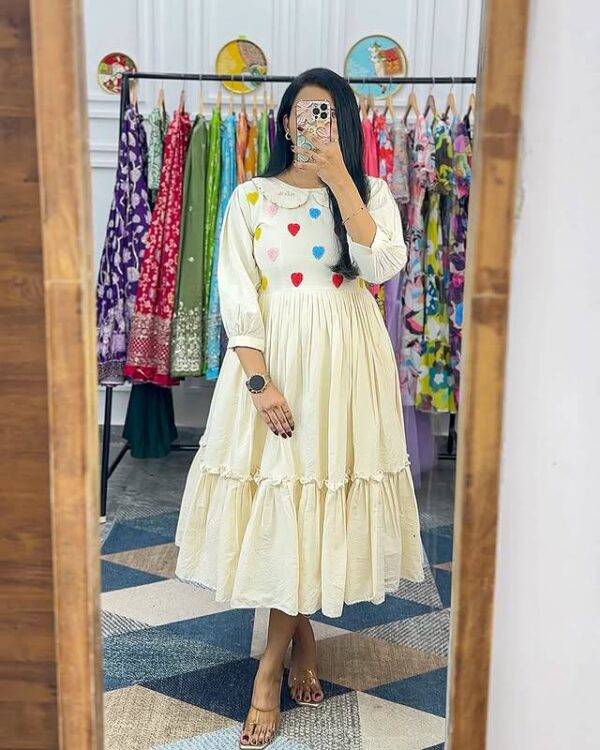 Colorful Hearts Cora Cotton Dress