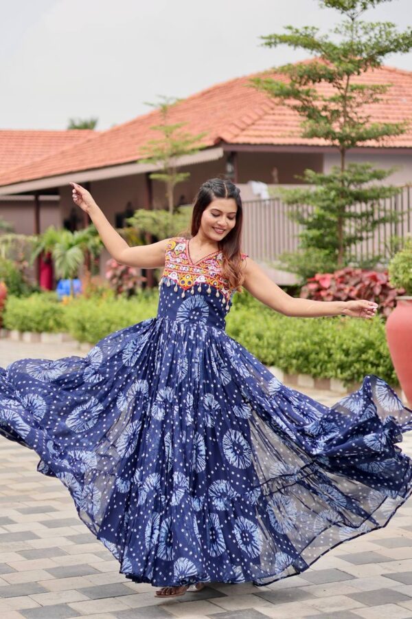 Bandhej Beauty Festive Gown - Image 8
