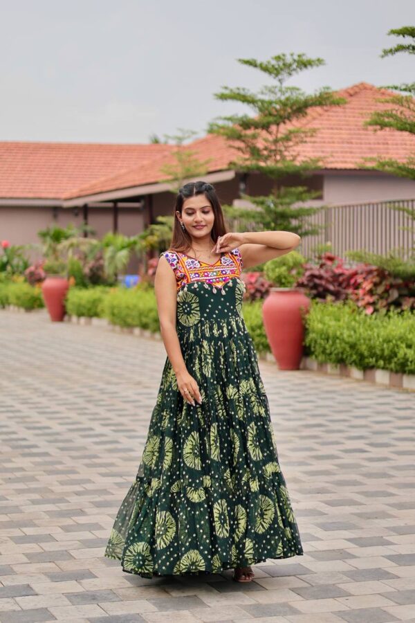 Bandhej Beauty Festive Gown - Image 2