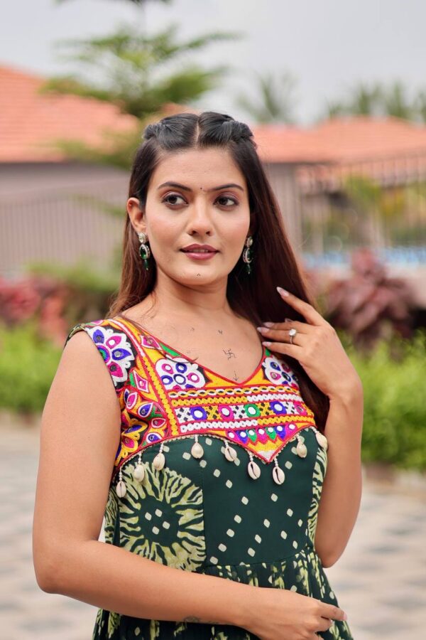 Bandhej Beauty Festive Gown - Image 7