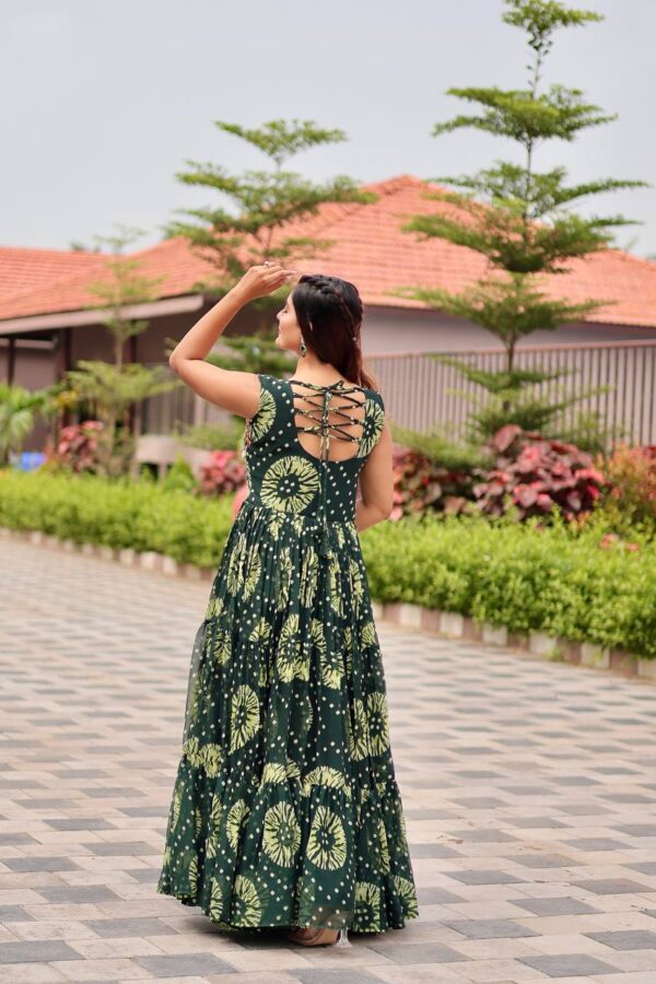 Bandhej Beauty Festive Gown - Image 4