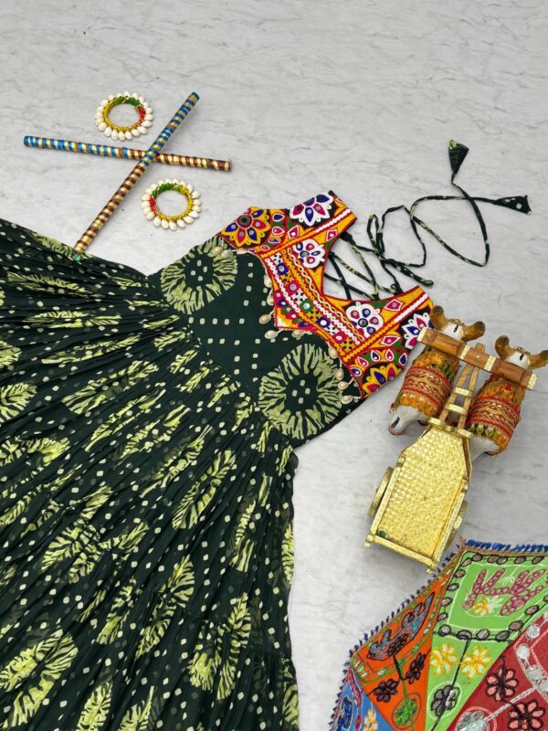 Bandhej Beauty Festive Gown - Image 6