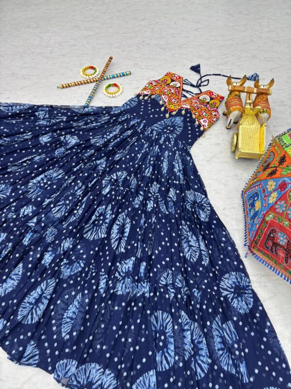 Bandhej Beauty Festive Gown - Image 13